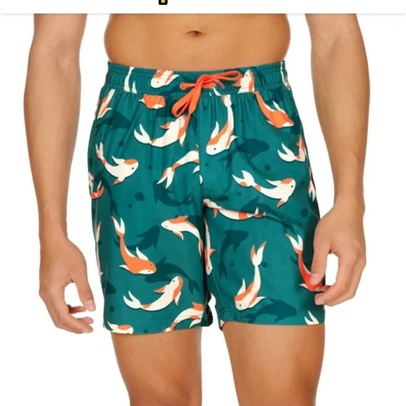 NWOT Tipsy Elves - FEELIN' KOI STRETCH SWIM TRUNKS size XL - Picture 5 of 5